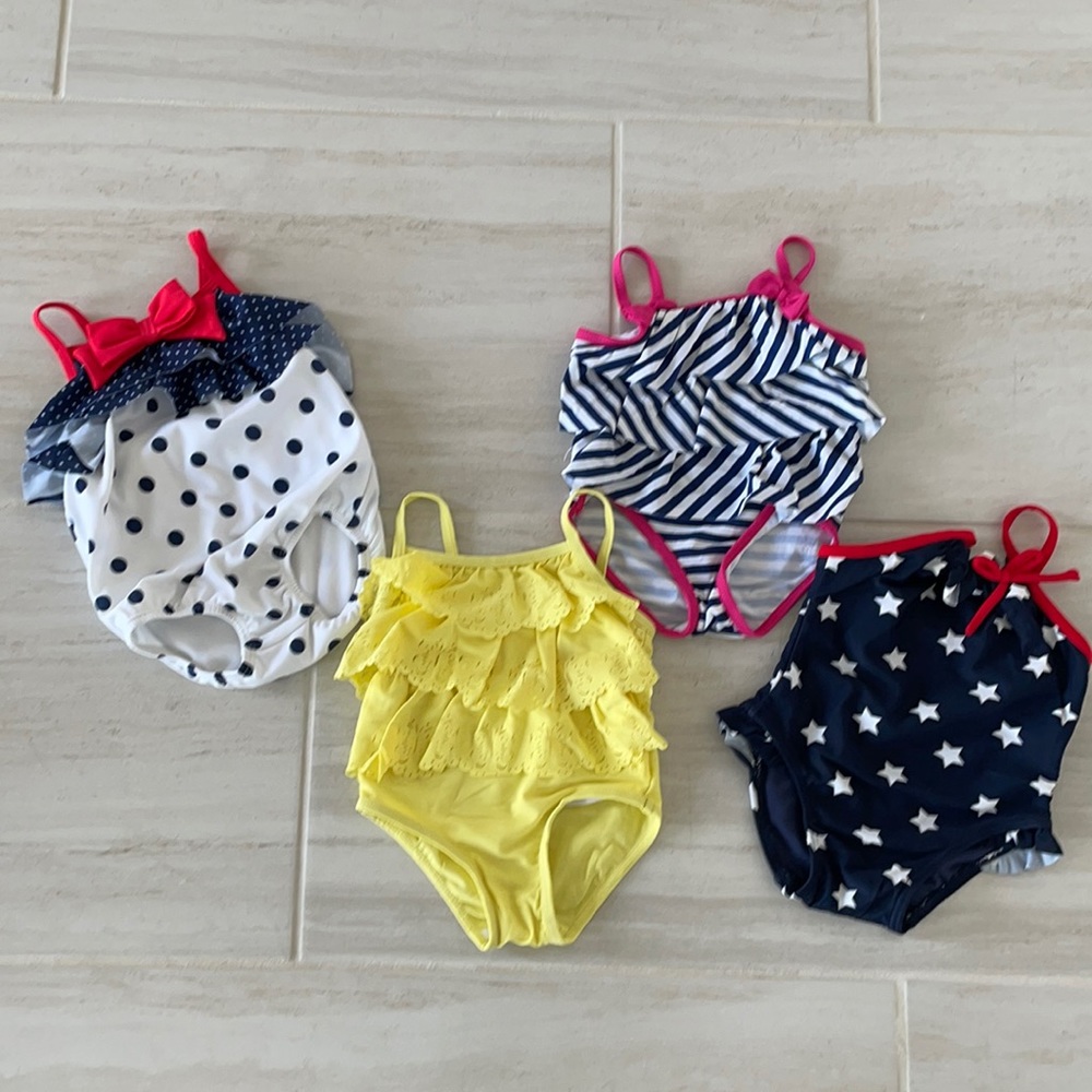 Gymboree koala and Baby Gap one Piece bathing Suits